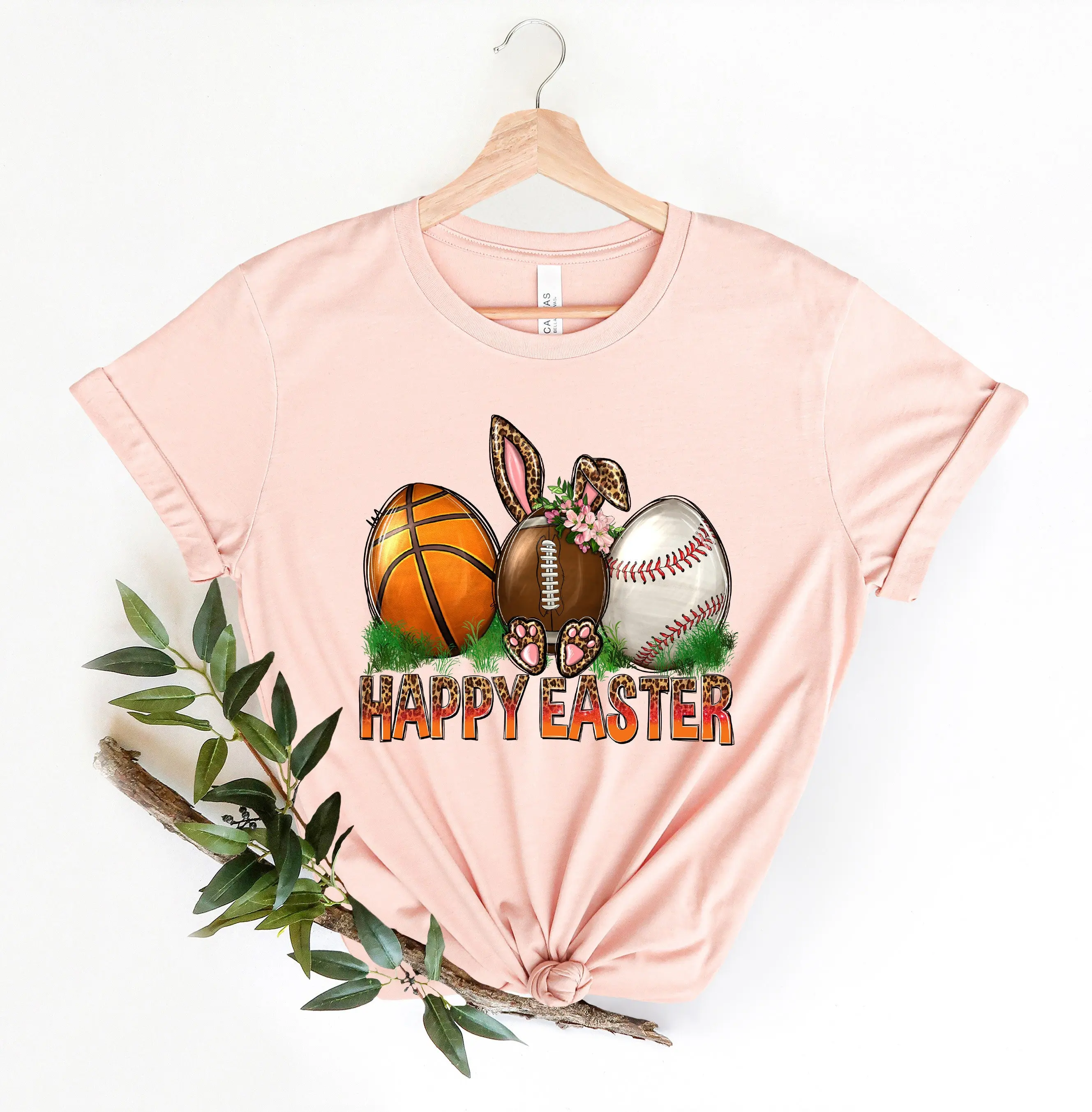 Спортивная футболка Happy Easter Bunny Ears Gameday
