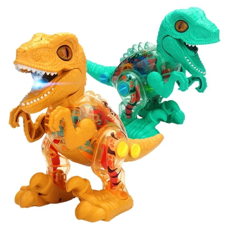 

Walking Dinosaur Toy With Light And Music Roaring Sound Dinosaur Spraying Robot Dragon Gear Dinosaur Toy