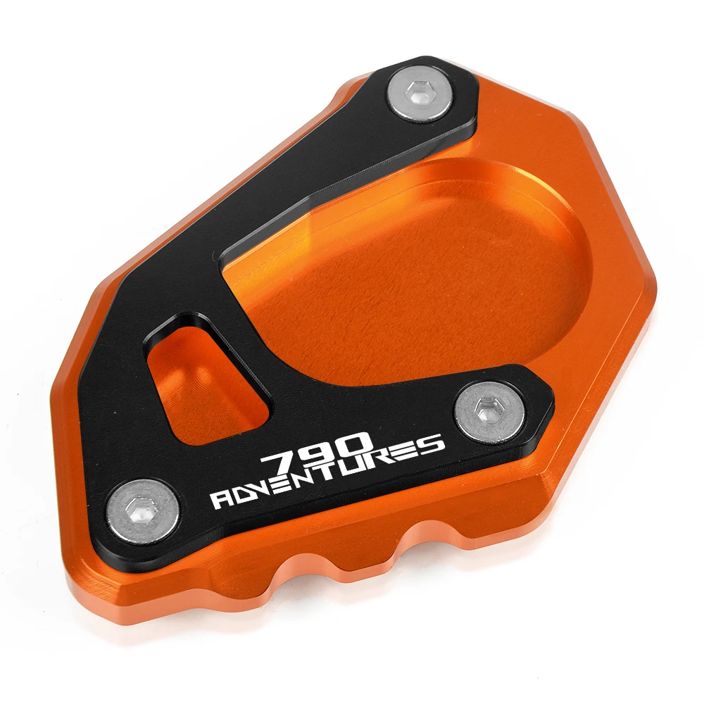

For 790 AdventureS ADV Adventure S 2019 2020 Parts Motorcycle CNC Flat Foot Side Stand Extension Plate Kickstand Foot Enlarger