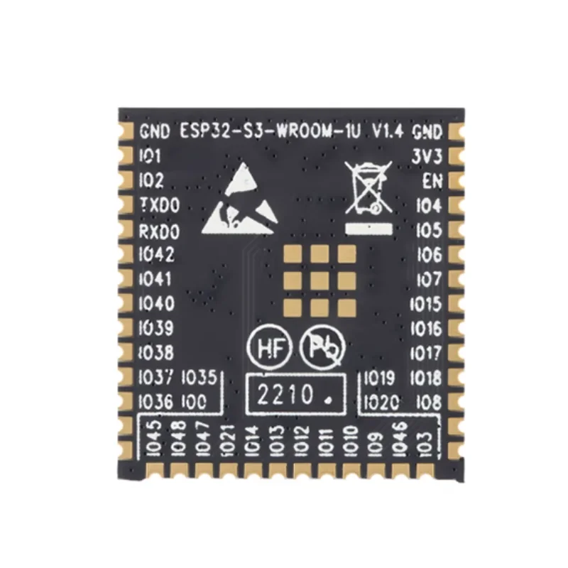 Оригинальный двухъядерный MCU модуль ESP32-S3-WROOM-1U-N16R2 Wi-Fi + Bluetooth 5 0 16 Мб