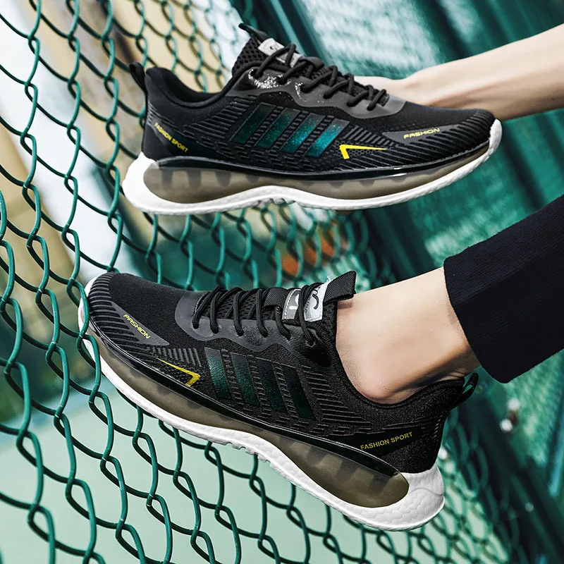 Men's Shoes Popcorn Sports Tide Shoes Summer Breathable Fashion Casual Running Shoes Youth Personality Versatile Net Shoes Men