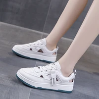 baotou hollow breathable sports shoes womens spring and summer sports sandals 2022 new casual flat shoes hollow white shoes