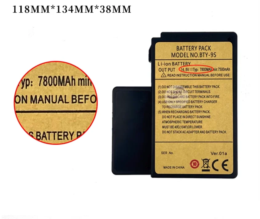 Сделано в Китае Аккумулятор BTR-09 для FSM-70S 80S 61S 62C 62S 19S + 70R сварочного аппарата