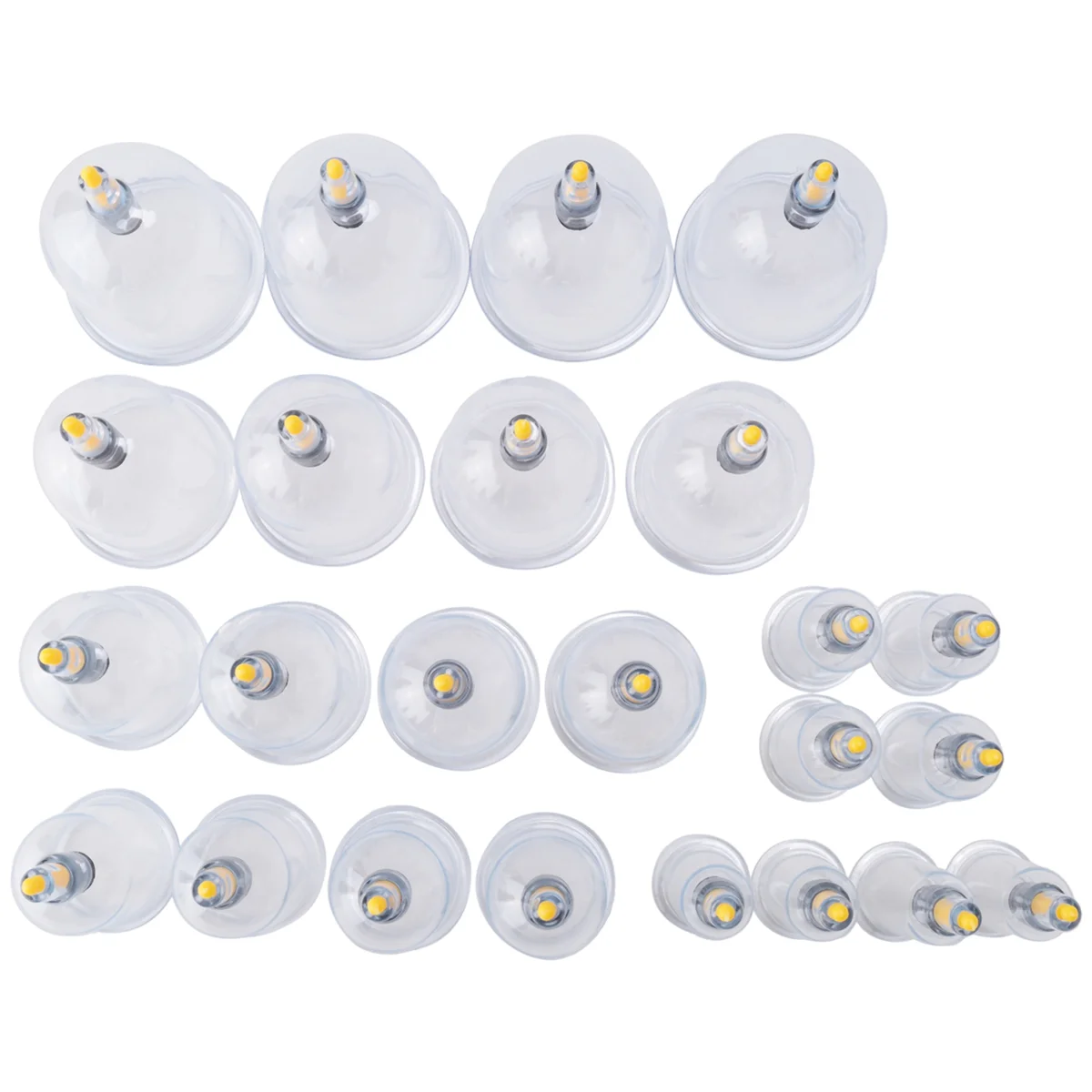 24 шт. китайские биомагнитные вакуумные банки домашний набор для баночной терапии