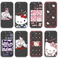 hello kitty kuromi cute phone cases for samsung galaxy a51 4g a51 5g a71 4g a71 5g a52 4g a52 5g a72 4g a72 5g back cover funda