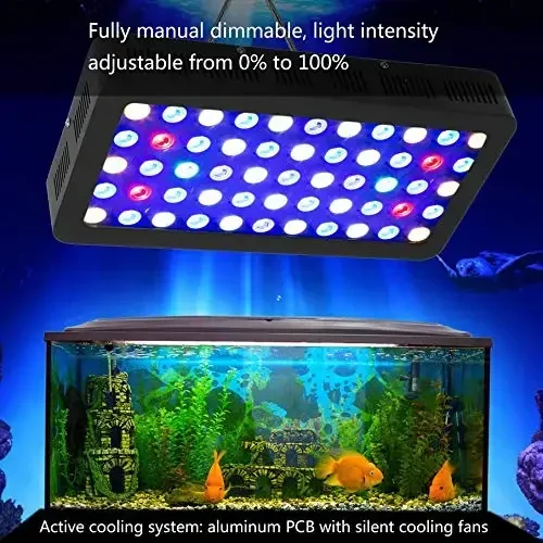 165 Вт коралловый риф многоканальная светодиодная лампа полного спектра с