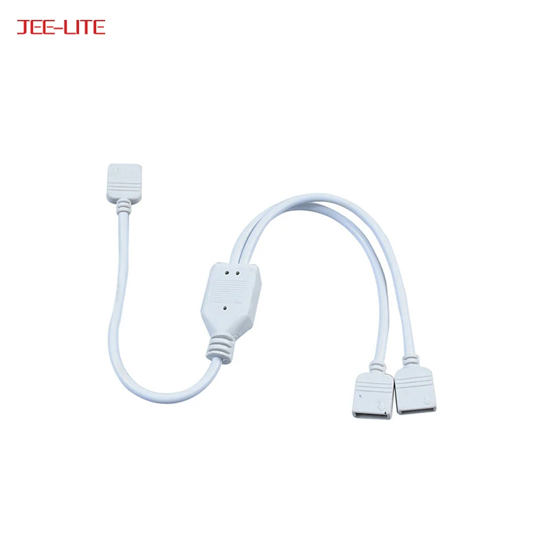 

4 Pin RGB Led Connector Cable 1 to 2 RGB Splitter Cable for 5050 LED Strip light