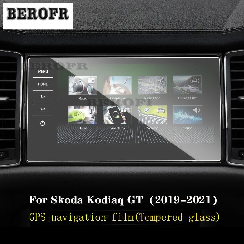 

Car GPS navigation film LCD screen Tempered glass protective film Anti-scratch Film Accessories For Skoda Kodiaq GT 2019-2023