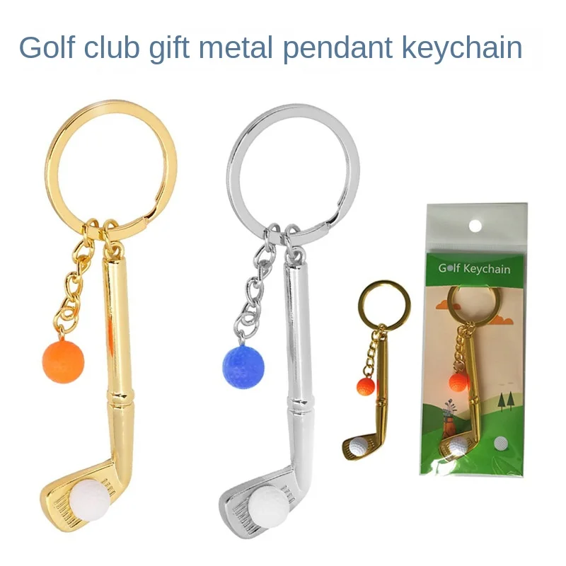 

Новинка 2022, подарки в гольф-клуб, металлическая подвеска, кольцо для ключей с железной головкой, декоративное украшение, подарок