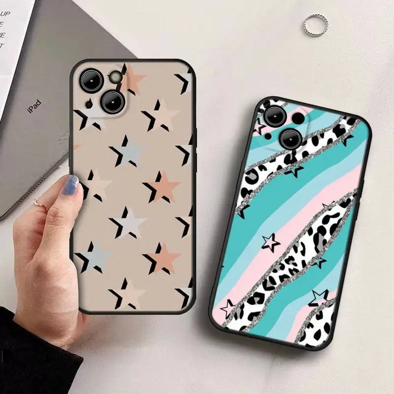 

Star Phone Case For iphone 13 12 11 Pro 12 Pro Max X XR XS Mini 7 8 6S plus 2020 se phone Full Coverage covers