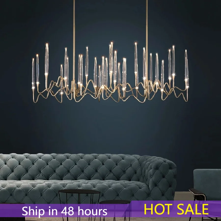 

Crystal LED Chandelier Luxury Tree Branch Candle Hanging Lights Modern Wedding Decoration Lamp Dining Room Bedroom Decor Lustre