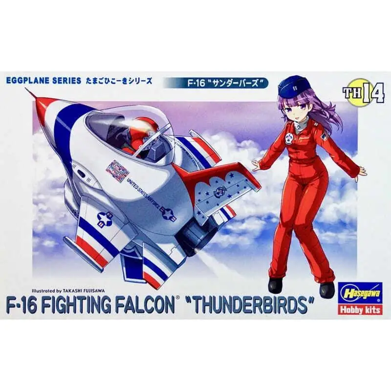 Hasegawa TH14-60124 Egg Plane F-16 Thunderbirds model kit