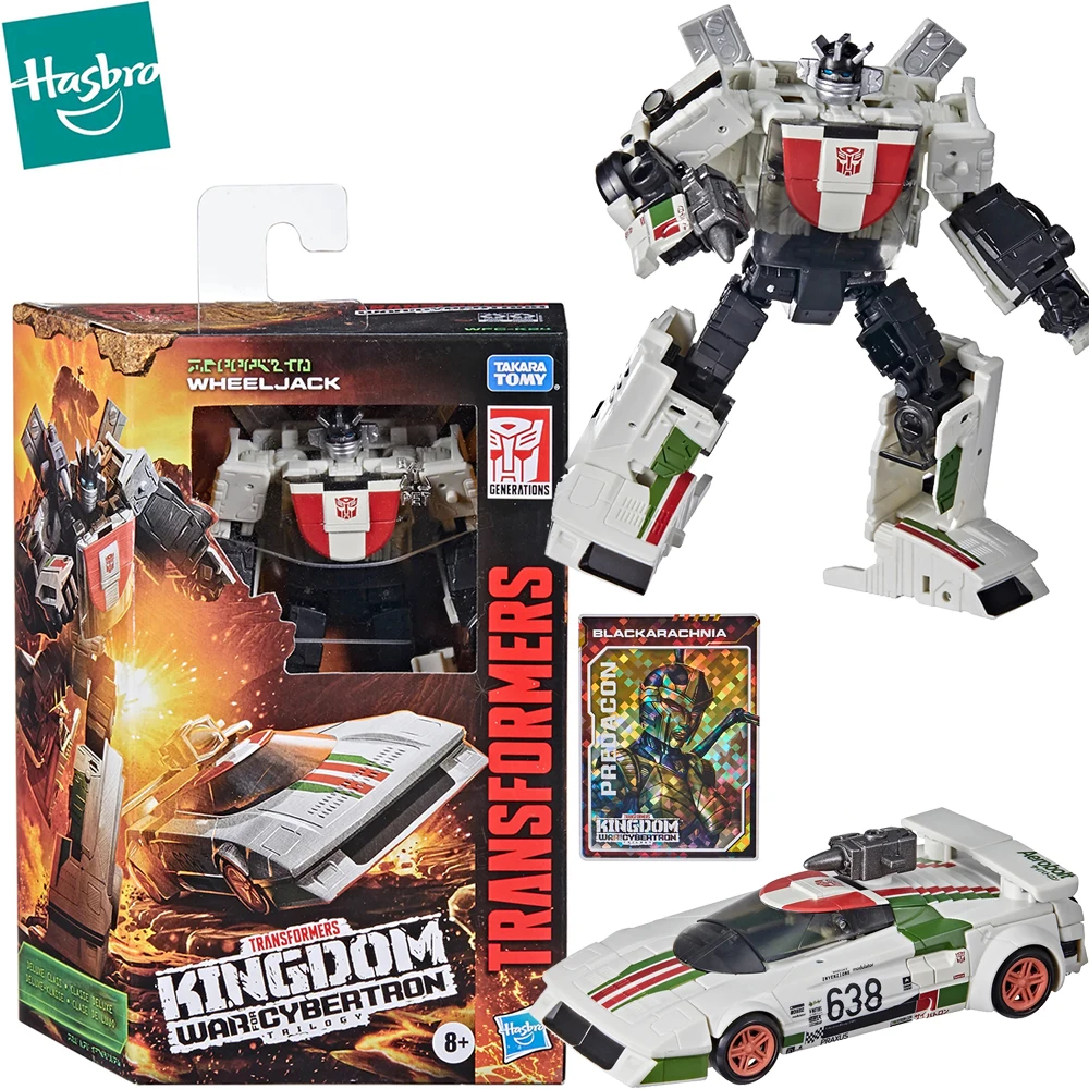 

In Stock Hasbro Transformers War for Cybertron: Kingdom Wfc-K24 Wheeljack Deluxe Class Action Figure Model Toys Gifts for Kid