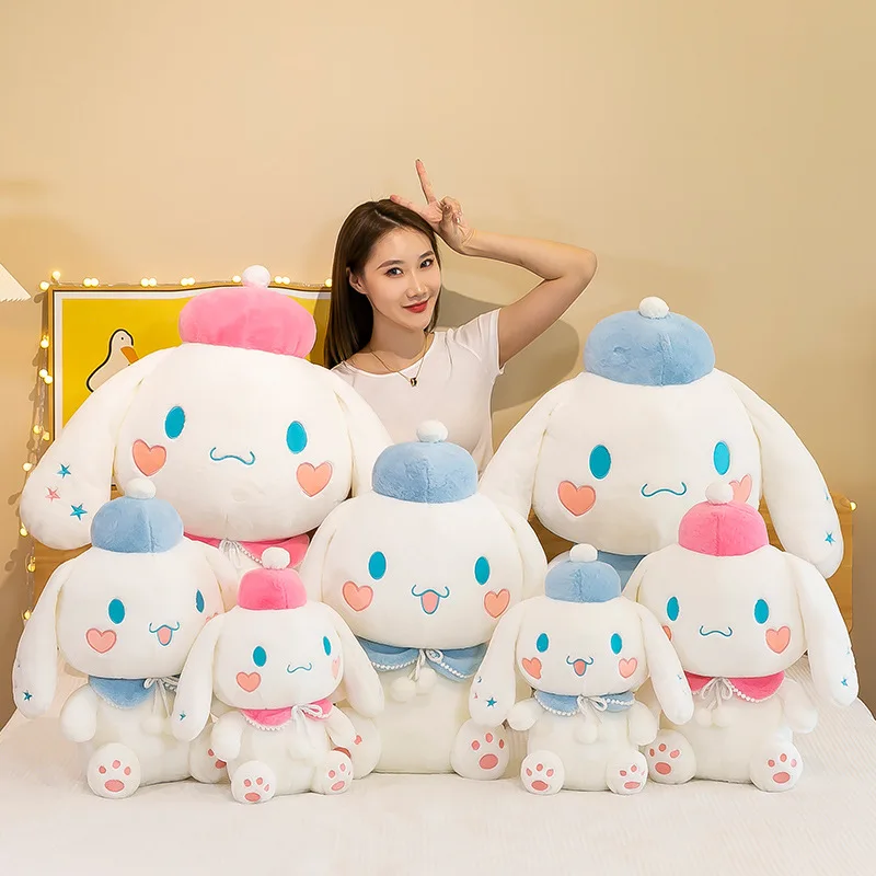 

50/60cm Sanrio Cartoon Anime Figure Cute Cinnamoroll Room Decotation Plush Stuffed Animals Peluche Doll Toys Kids Birthday Gift