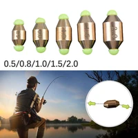 4pcs durable fishing accessories copper alloy sea fishing fishing tackle slip sinker line sinkers weight sinkers