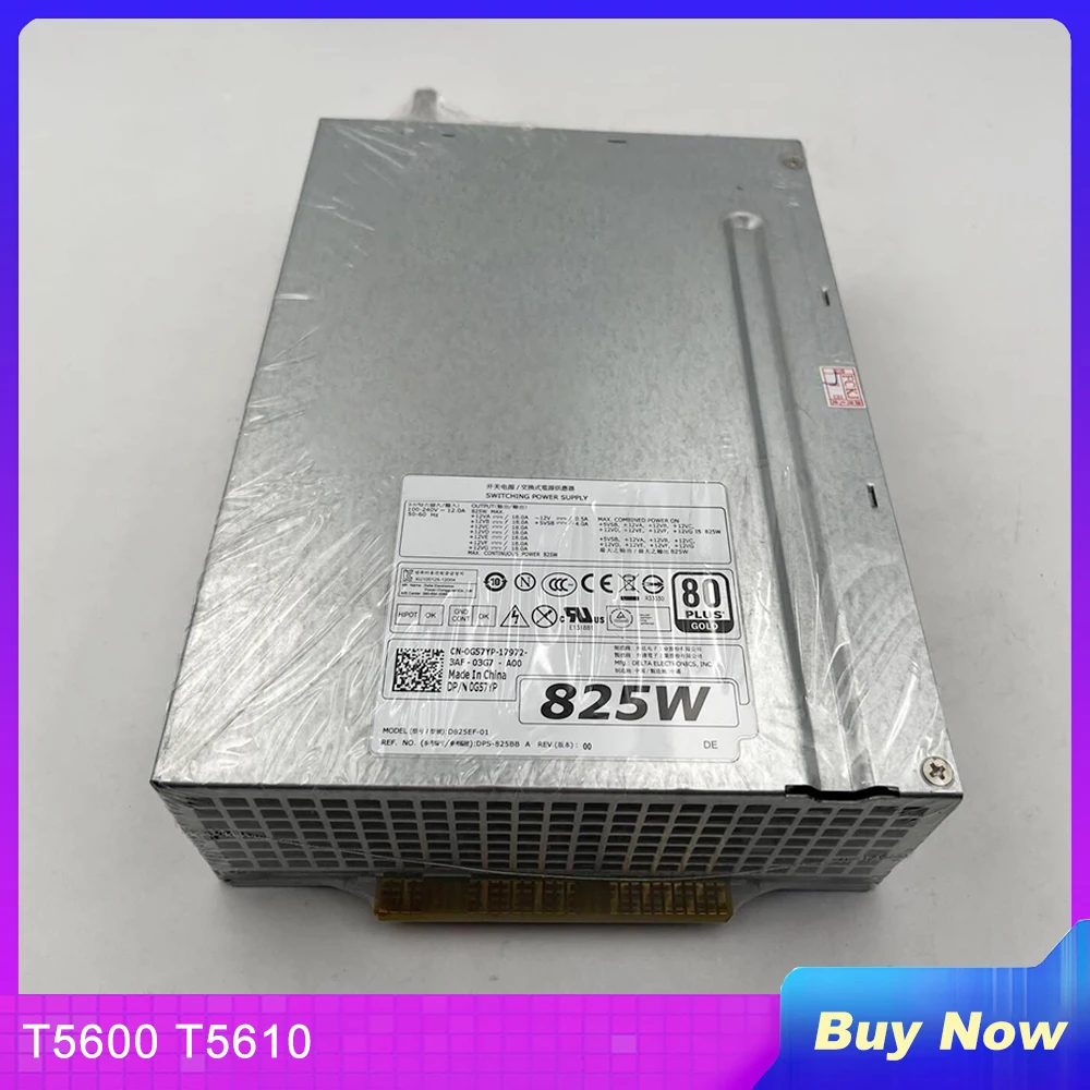 Для DELL T5600 T5610 источник питания D825EF-01 A 0G57YP 825W DPS-825BB
