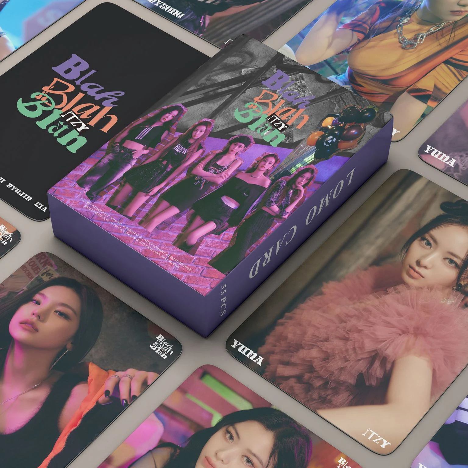 

55pcs/set Kpop ITZY Japan Photo Album Blah Blah Blah Lomo Cards K-pop ITZY Photocards
