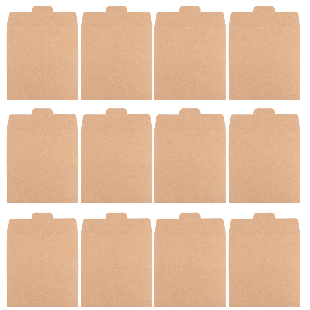 

30pcs Sleeves Envelopes Kraft Paper Cardboard Envelopes Paper Storage Holder Covers