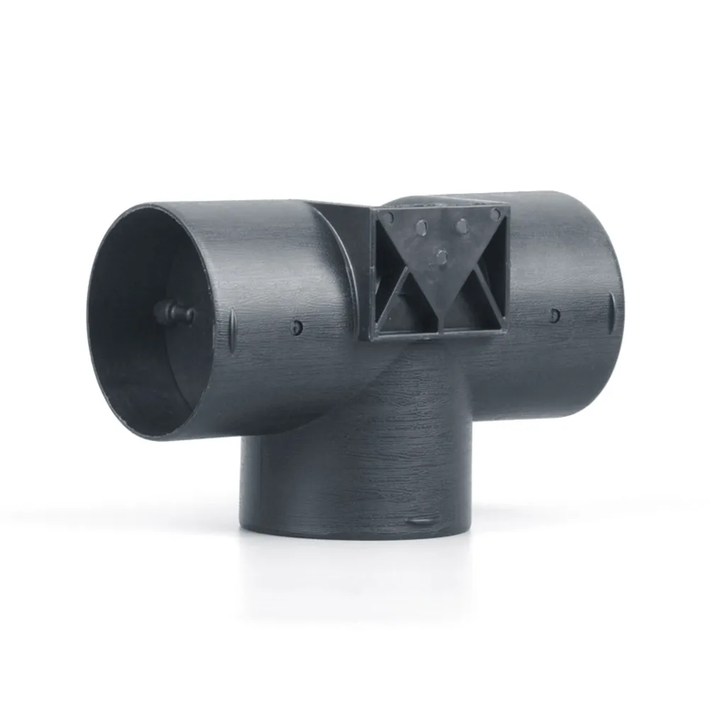 

75mm Car Interior T Vent Duct Outlet Tee Connector Plastic With Vavle Flap For Diesel Parking Heater Parts Auto Replacement Part