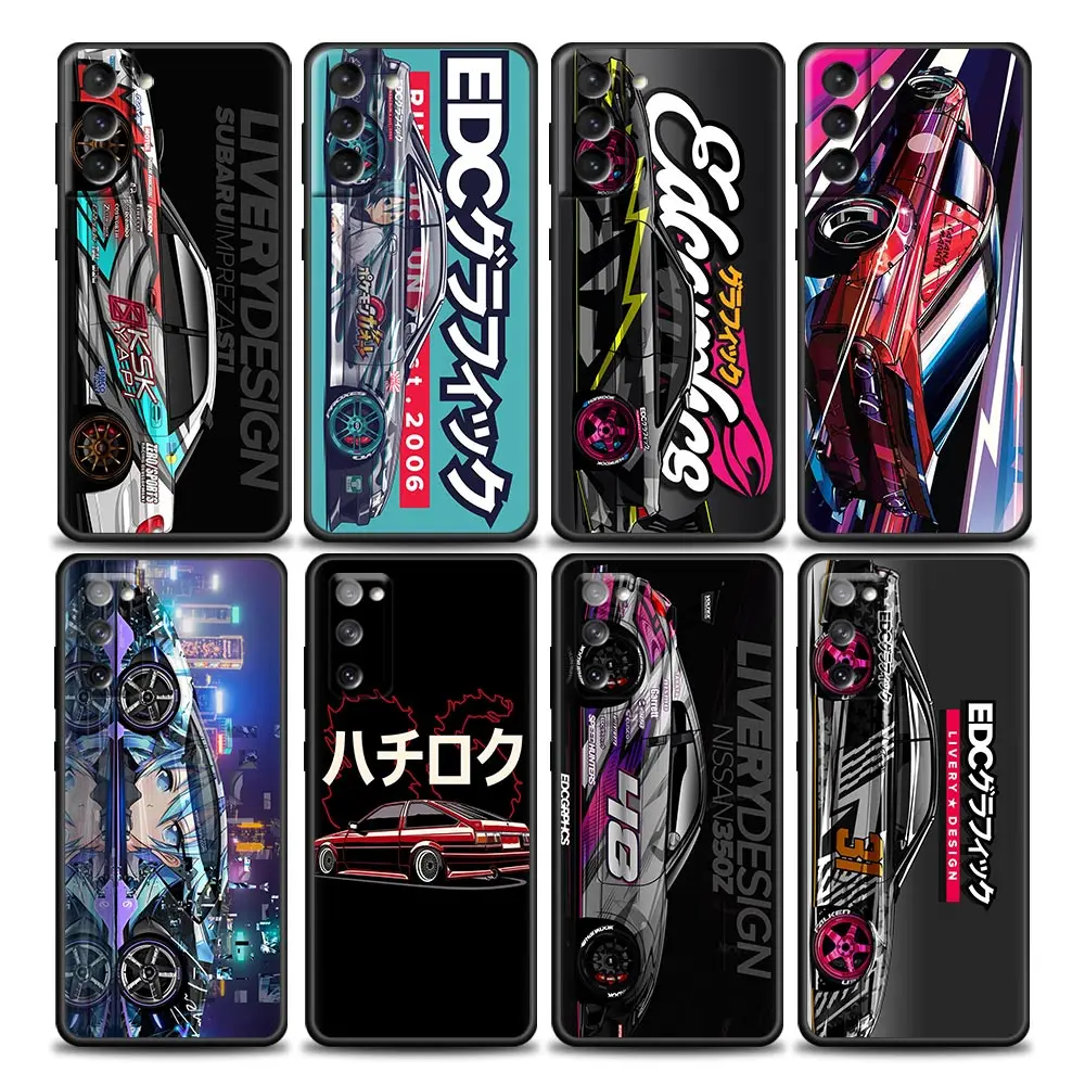 

Funda Phone Case for Samsung S22 S8 S9 S10 Lite S10e S21 S20 FE Plus Ultra 4G 5G Case Coque Capa Para Drift Sports Car Tokyo JDM