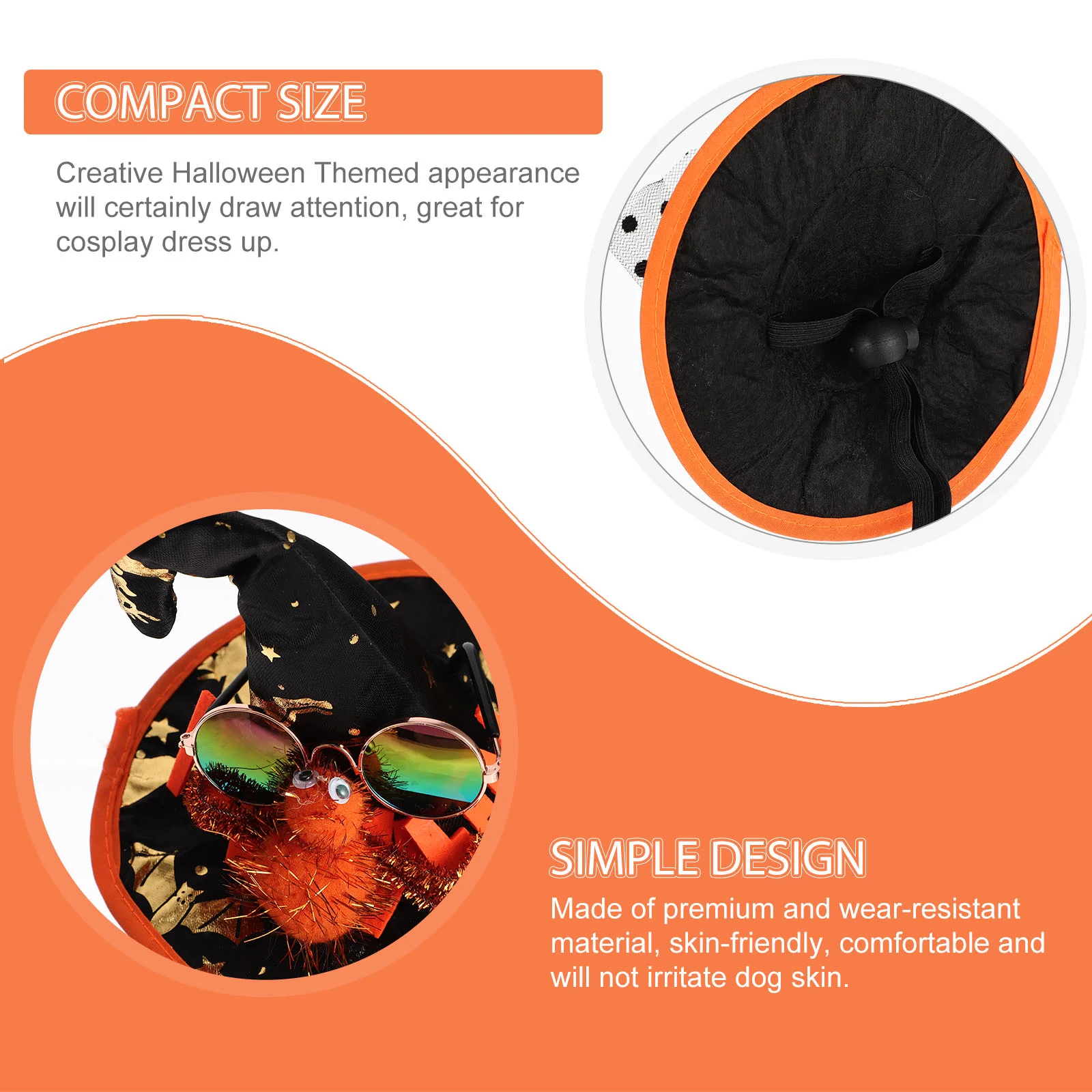 

Dog Petcosplay Prop Costume Cat Funny Supply Decorations Comfortable Wing Puppy Outfit Kitten Hat