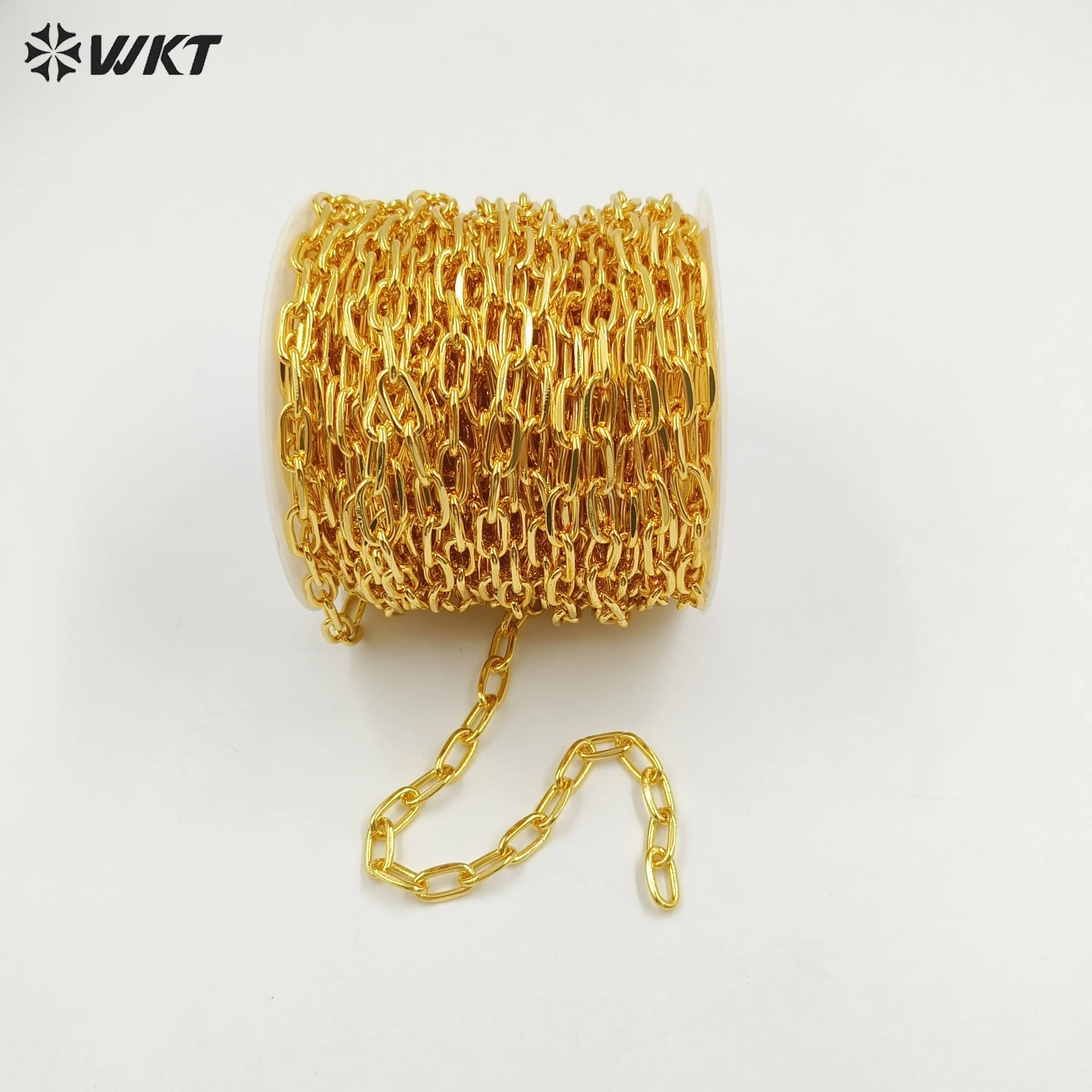 Новые стили сварная цепочка-крест из настоящего золота 18 карат аксессуары сделай