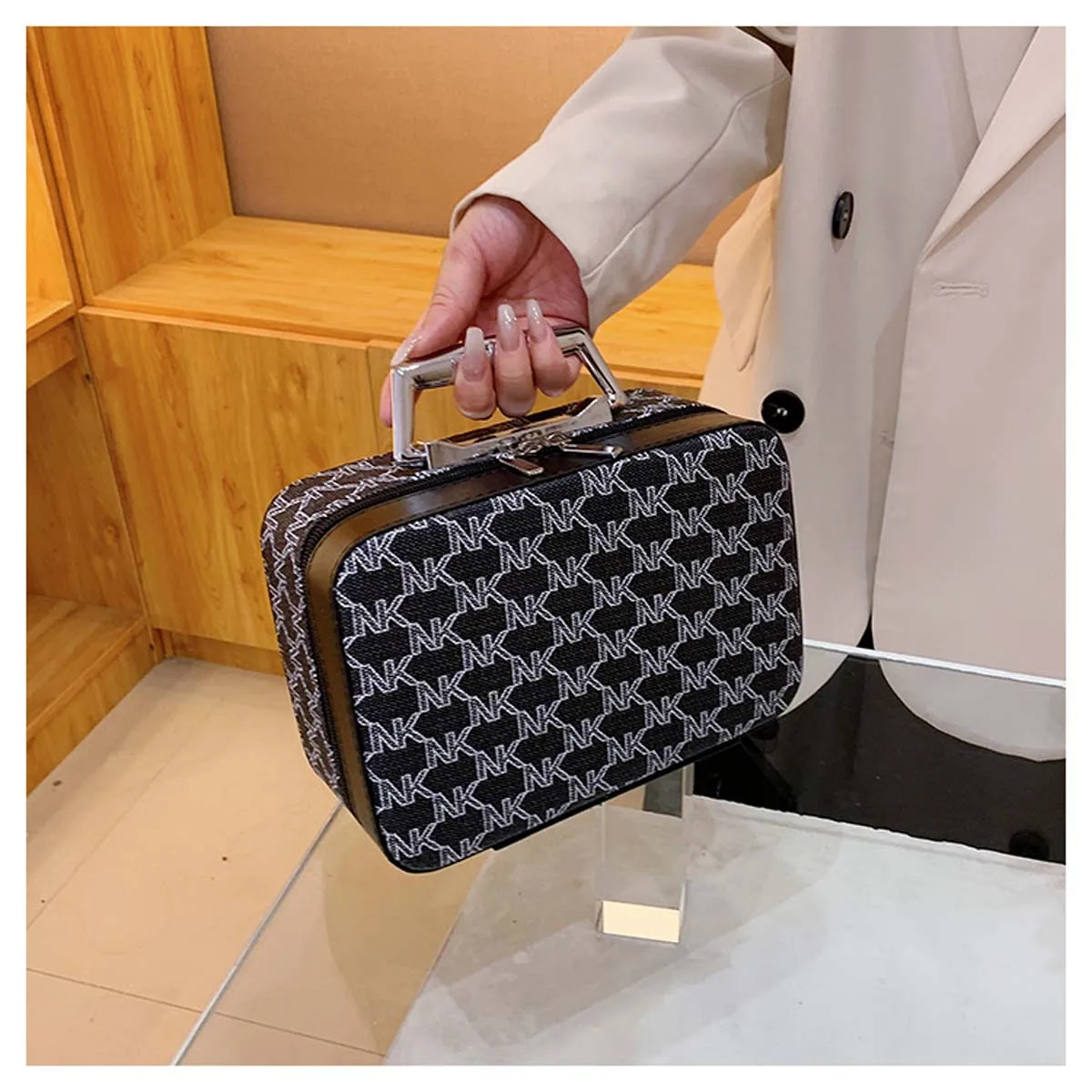 Новинка популярная косметичка с алфавитом вместительная сумка для туалетных