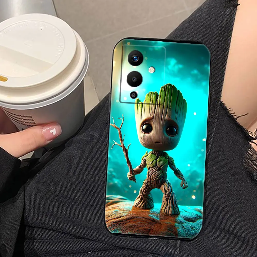 Чехол для телефона Marvel Cute Iam Groot Infinxi ПРИМЕЧАНИЕ 40 30 12 11 10 8I 87 TECNO POVA 2 4 5 6 GT 20 чехол Funda