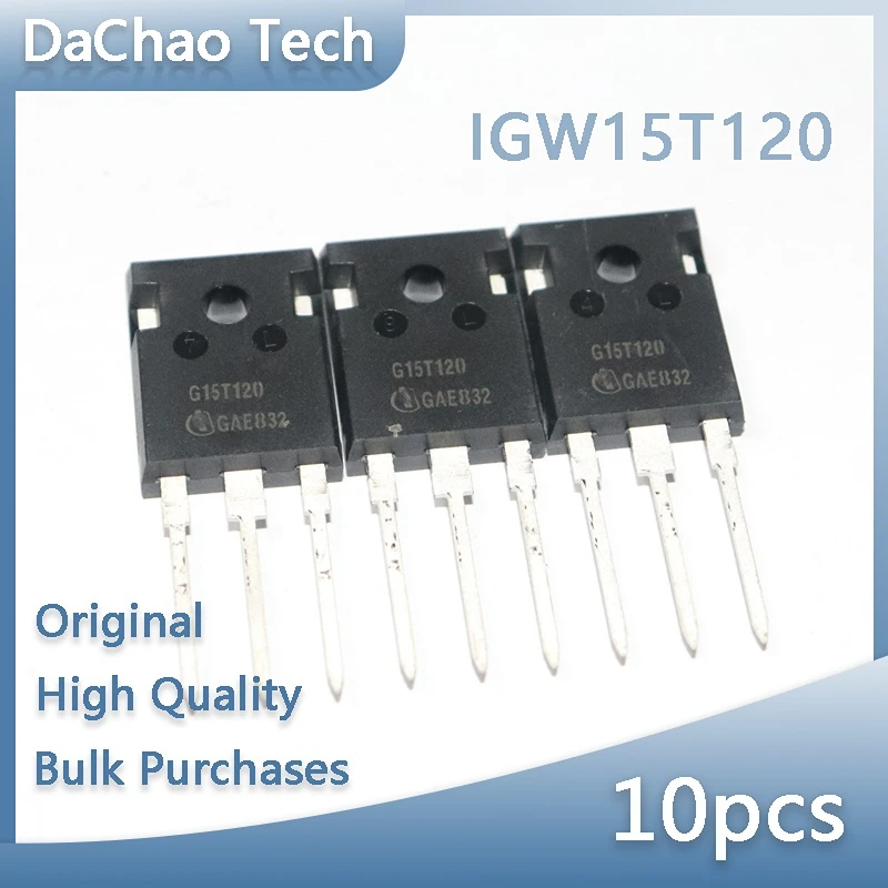 

Оригинальный Новый IGW15T120 G15T120 15A 1200V TO-247 GBT, 10 шт.