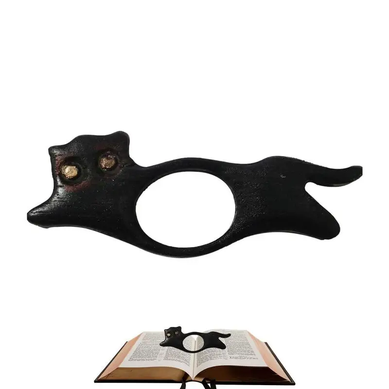 

Book Page Holder Wooden Small Animal Reading Holder Cute Literary Gifts Reading Accessories For Book Lovers Readers Students And