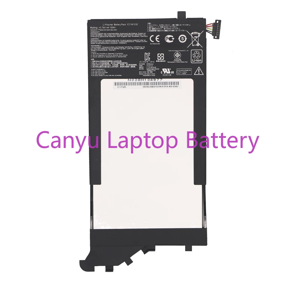 

New C11N1312 Laptop Battery for ASUS Transformer Book TX201L TX201LA Tablet 3.75V 19WH 5000mAh One Year Warranty