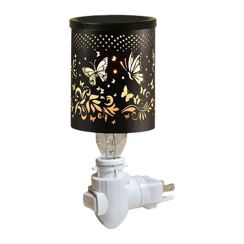 

Electric Wax Burner Wall-mounted Iron Scentsy Wax Burner Aromatherapy Wax Stove Hollowed Butterfly Essential Oil Incense Aroma