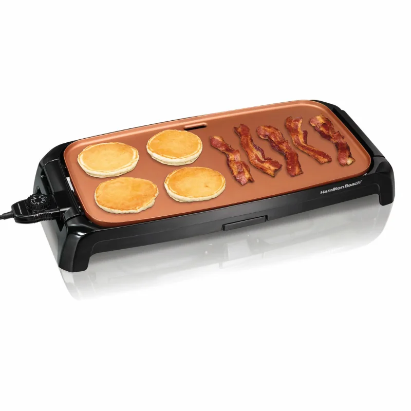 Reversible Durathon Ceramic Griddle - Black