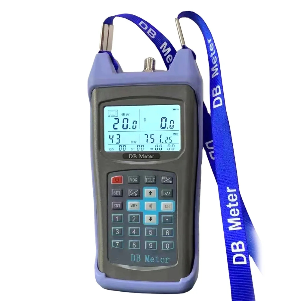 

MS9802Q Digital Signal TV Field Strength Meter DVB-C Signal Strength Measurement 46MHz-870MHz MER 22dB-40dB