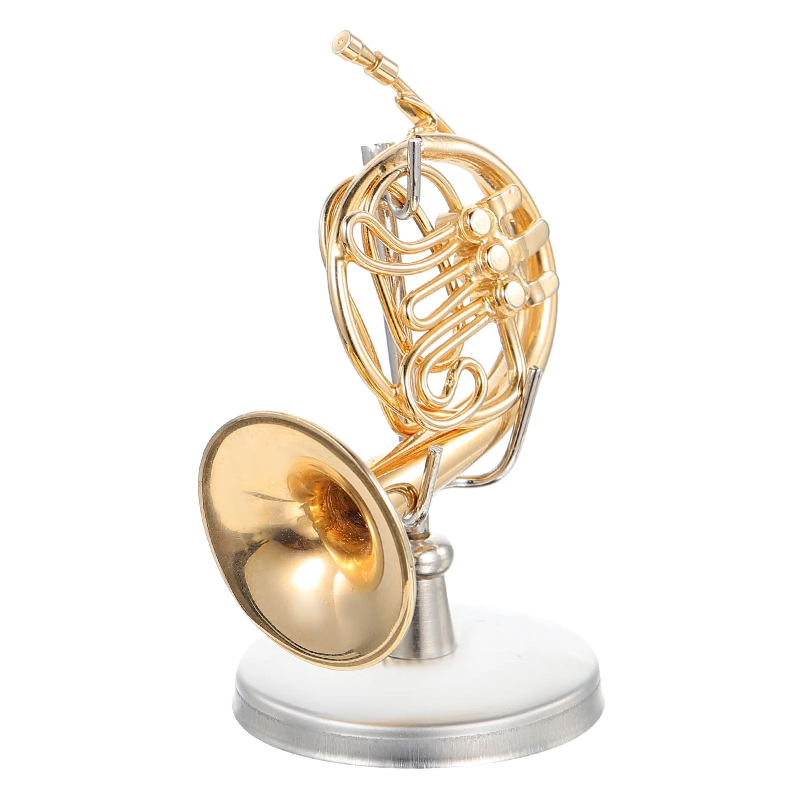 

1 Set Copper Gold-plated Horn Model Home Decoration for Home Desk Decor