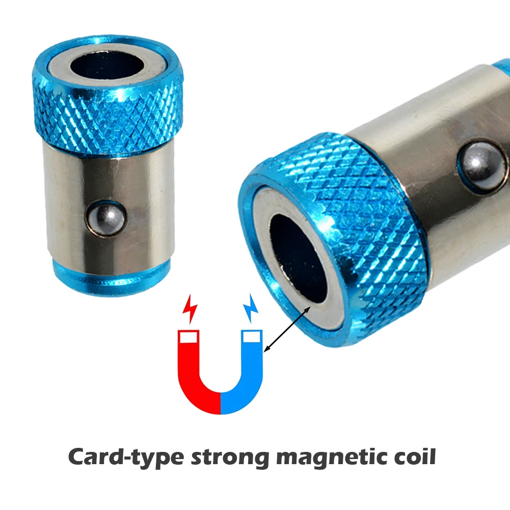 

Отвертка с магнитным кольцом, 1/4 дюйма, отвертка с насадкой, отвертка с насадкой, магнитное кольцо, втулка для шуруповерта с хвостовиком 6,35 м...