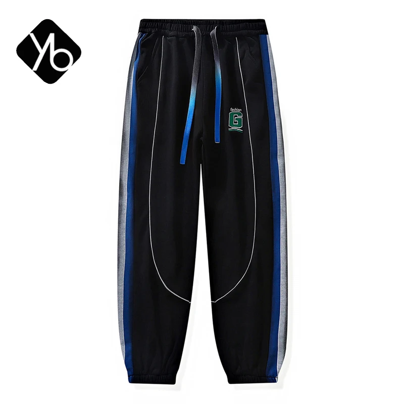 

2023 New Men's Joggers Sweatpants Plus Size Streetwear Fashion Letter Embroidery Cotton Casual Sweats Loose Harem Pants 8XL