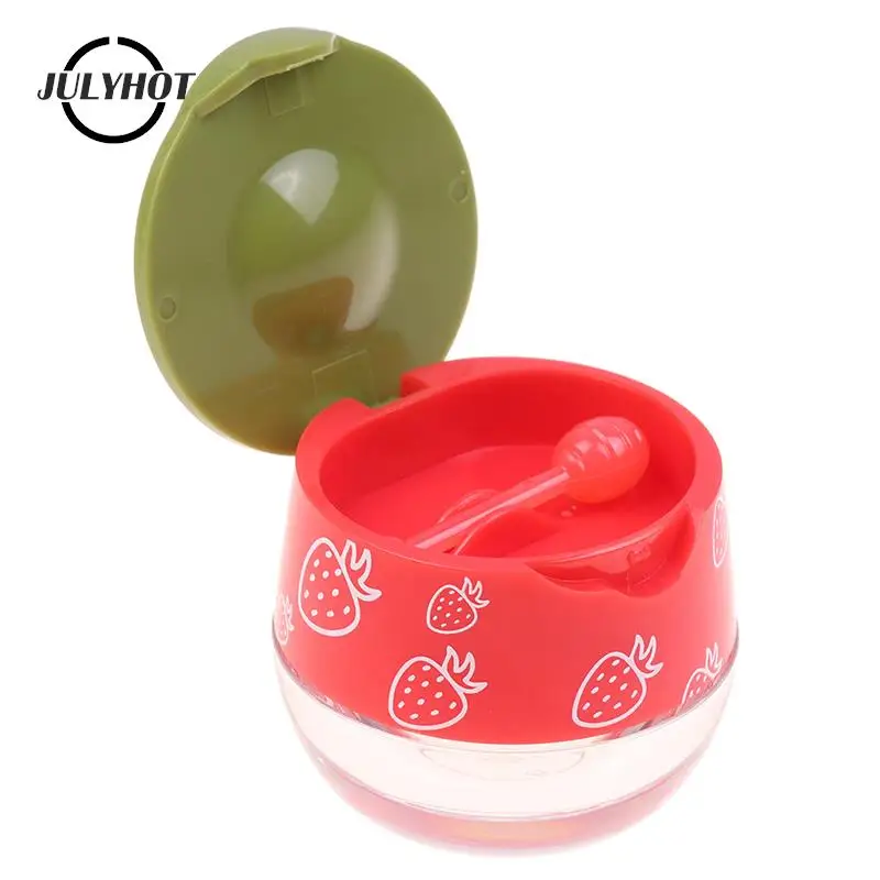 

Уличный кухонный Ланч-бокс 6 мл, дорожная прозрачная цветная Крышка для специй, пластиковая герметичная фотобутылка, горшок для клубники, губ, коробочка под бальзам для губ