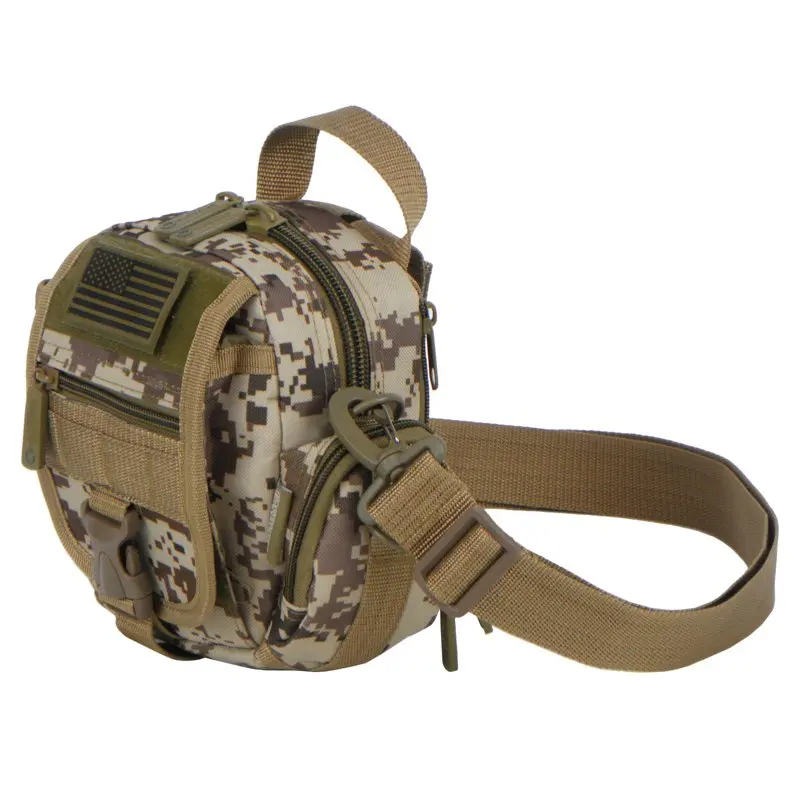 

Tactical Molle Sling Utility Bag & Assault Fanny Pack - Tan ACU