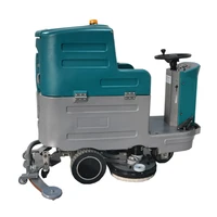 ride on type floor washing cleaning scrubber high power high performance charging floor cleaning machine