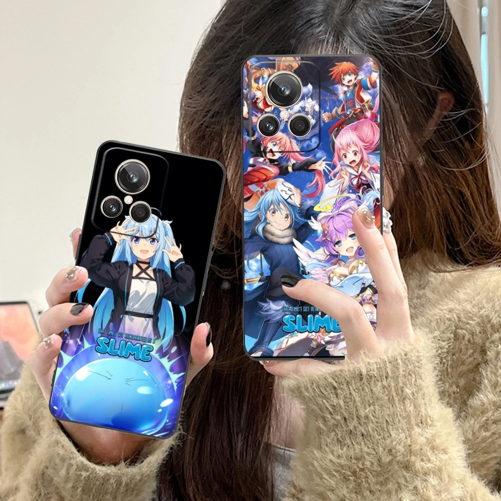 Slime Tensura Rimuru Mobile Phone Case for Realme GT 2 9i 8i 7i Pro X50 X2 C35 C21 C20 C11 C3 Black Soft Cover Shell