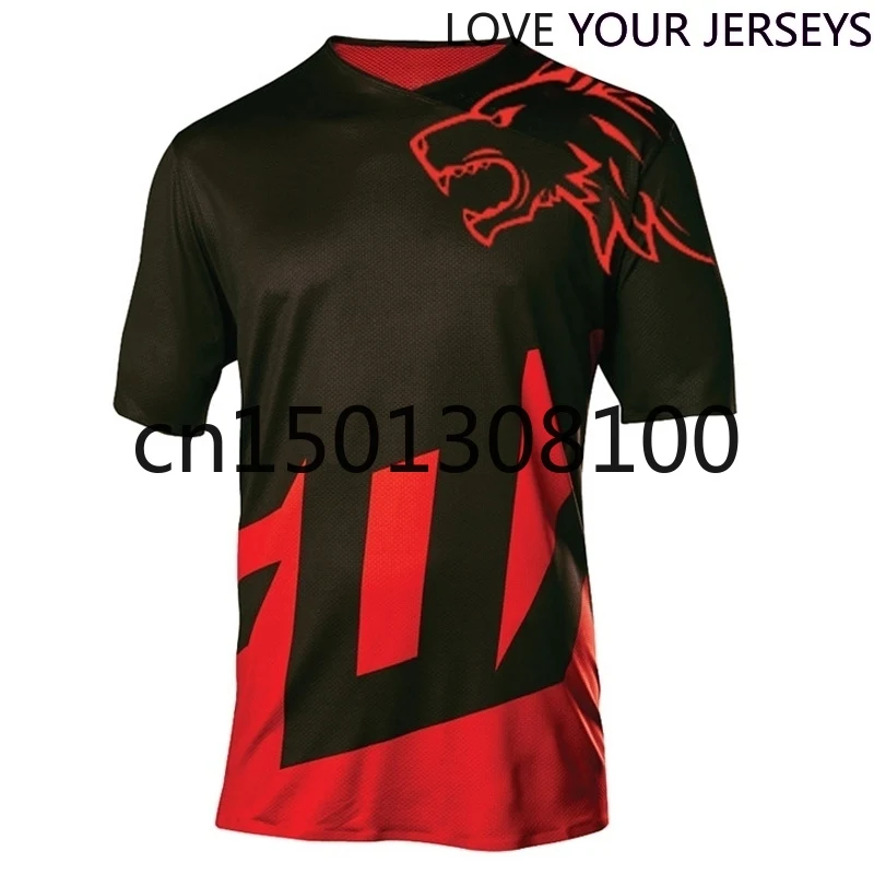 

2022 мужские майки для мотоциклистов GP горный велосипед для мотокросса горные внедорожные гонки BMX DH MTB футболка одежда красный синий FXR DH