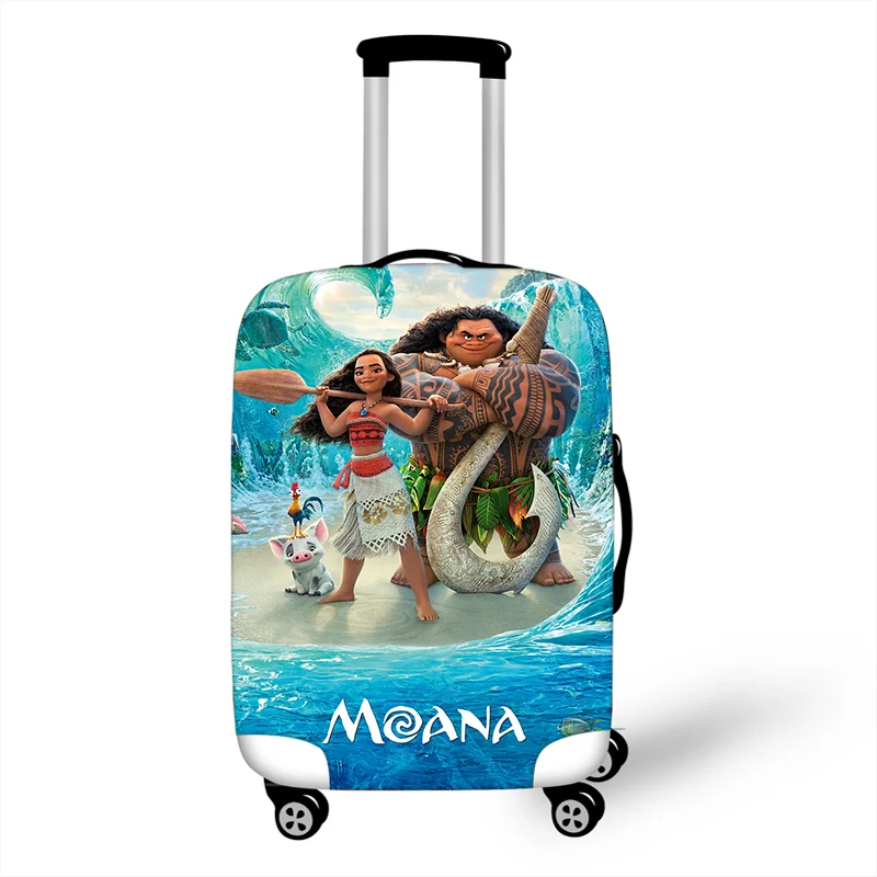 18-32 Inch Disney Moana Elastic Thicken Luggage Suitcase Protective Covers Protect Dust Bag Case Cartoon Travel Cover