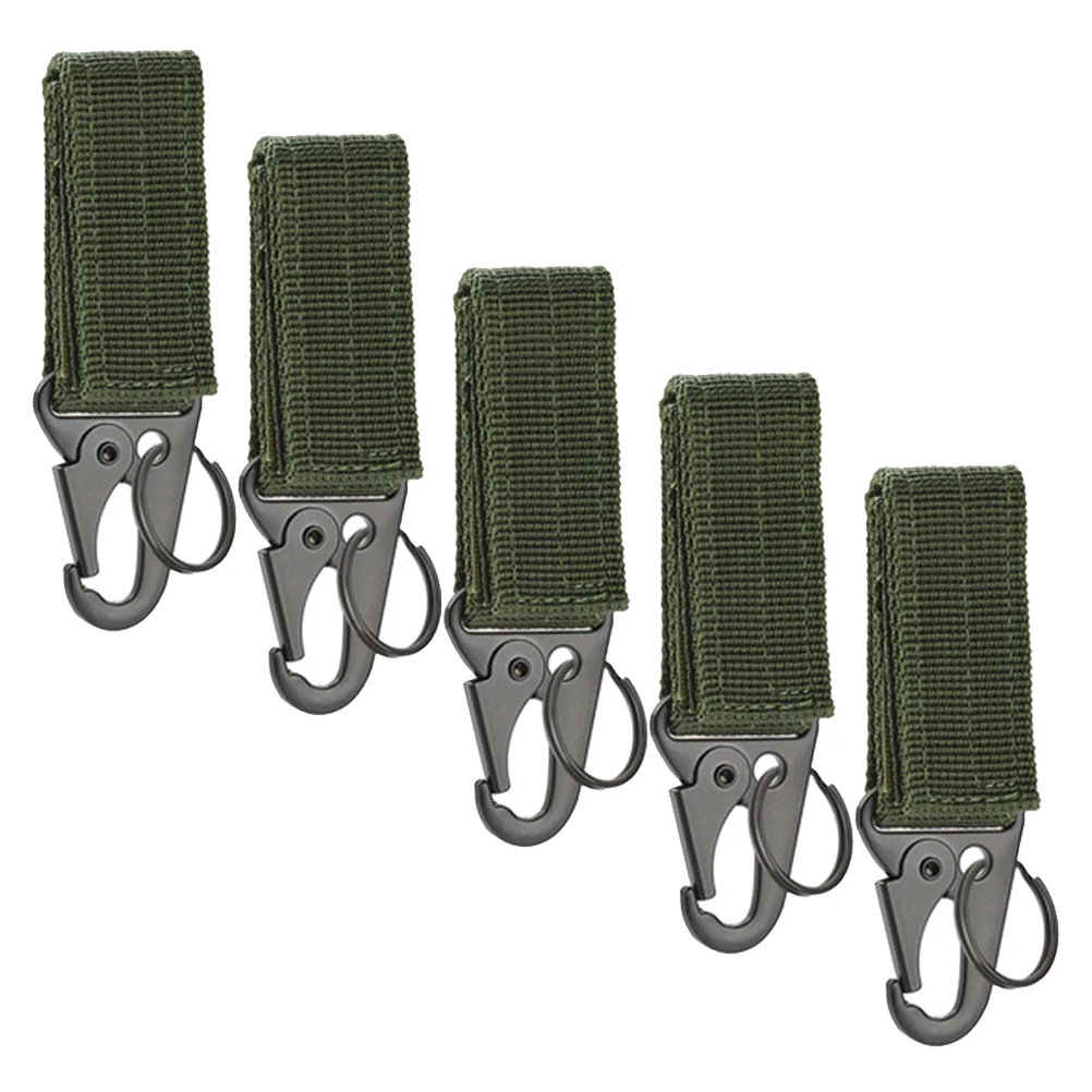 

5Pcs Camping Keychain Keyholder Carabiner Buckle for Hiking Climbing Camping Adventure