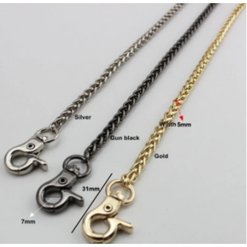 Bag Chain Hardware Accessories Metal Women's Bag Chain Crossbody Bags Strap Shoulder Strap Iron Chain Bar Replacement Bag Strap