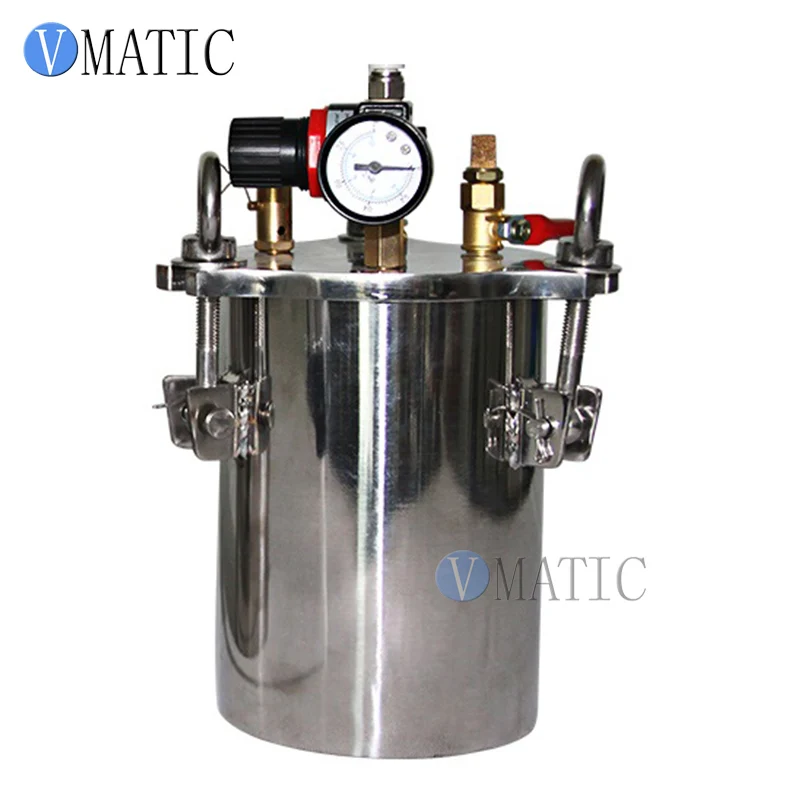 

304 Stainless Steel Barrel Factory Direct Sales Pneumatic Pressure Tank 4L