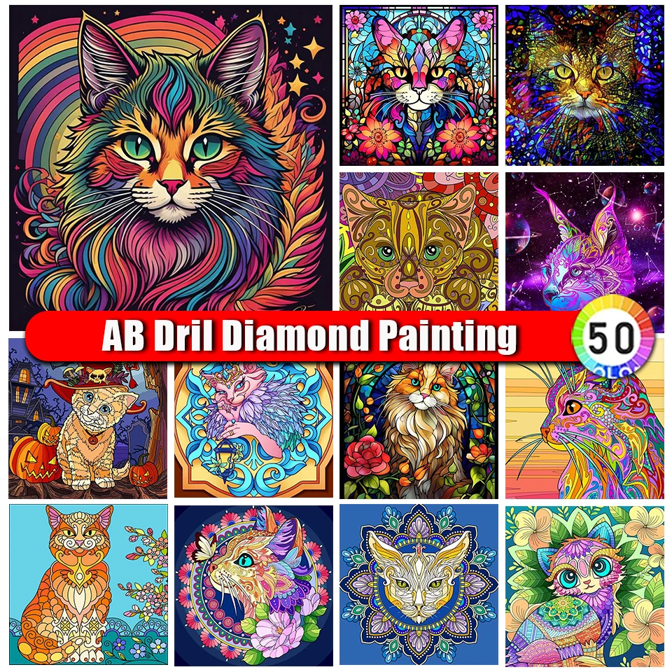 Merdika сумка на молнии ab алмазная живопись животные полная квадратная дрель diy