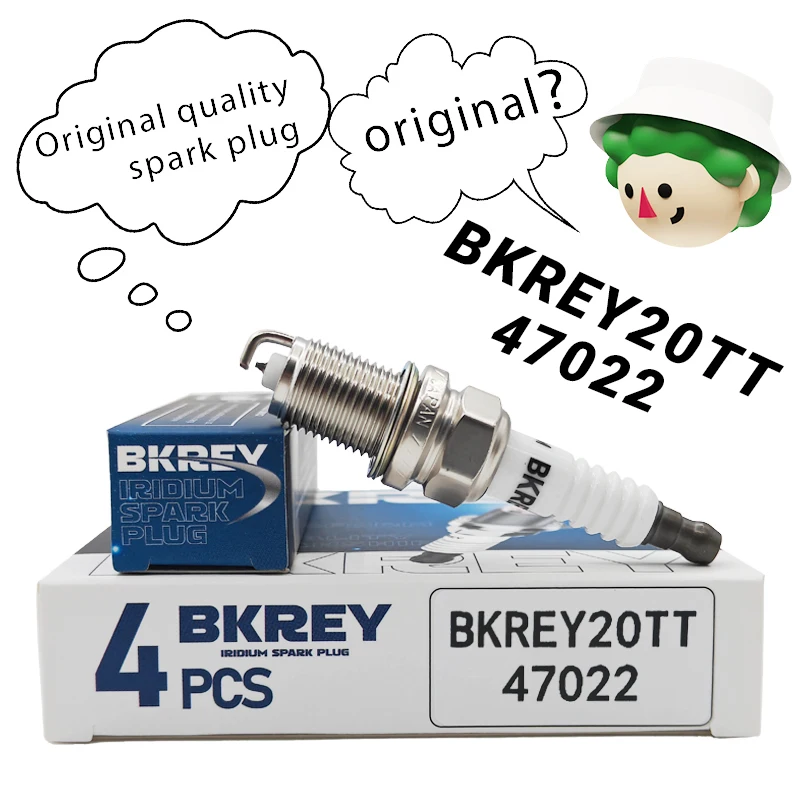 4/20pcs IK20TT 4702 Dual Iridium Spark Plug For Audi Chery VW Toyota Subaru Seat Skoda Citroen Honda Lexus BKREY20TT 47022