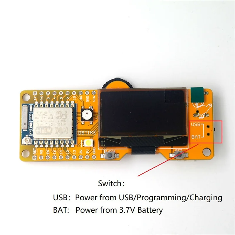 WiFi Deauther Mini V3 ESP8266 с 1 3-дюймовой OLED-платой разработки