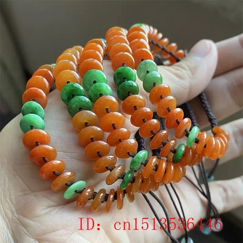 Натуральный китайский Изумрудный нефритовый безопасный браслет 10 мм из бисера